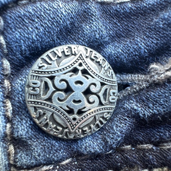 Silver Jeans Suki Surplus Blue Jeans Sz 32 - Picture 6 of 12